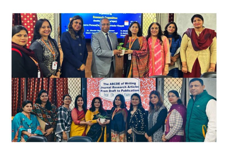 शताब्दी महाविद्यालय में आयोजित छह दिवसीय शोध कार्यशाला का समापन