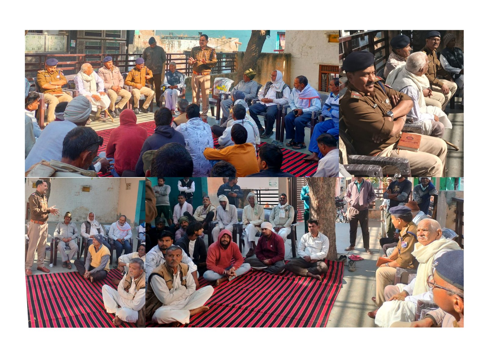 दादरी-न्यू रेवाड़ी रेलवे ट्रैक की सुरक्षा को लेकर सुरक्षा टीम ने गांव प्रहलादपुर में चलाया जागरूकता अभियान