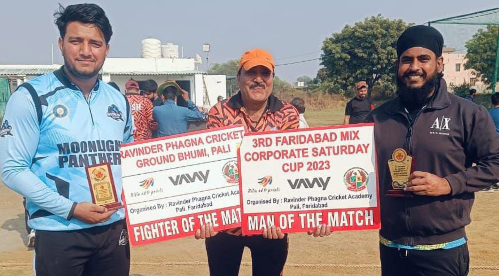 गेम चेंजर्स क्रिकेट क्लब ने मूनलाइट पैंथर को 4 विकेट से हराया, मैन ऑफ द मैच सतनाम सिंह घोषित