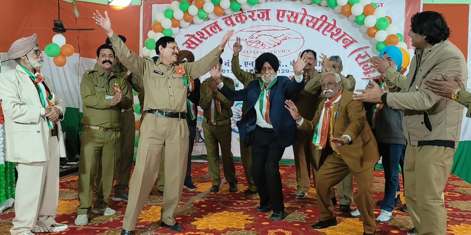 फ्रैन्ड़स सोशल वर्कर्स एसोसिएशन के प्रांगण में मनाया गणतंत्र दिवस