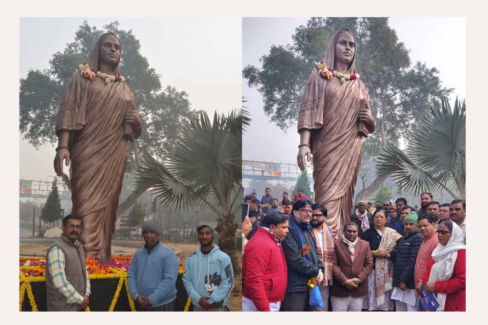 सावित्री बाई फुले के जन्मदिवस पर माताजी (बीके) चौक में स्थापित प्रतिमा पर सीमा त्रिखा ने किया माल्यार्पण ,दी श्रद्धांजलि