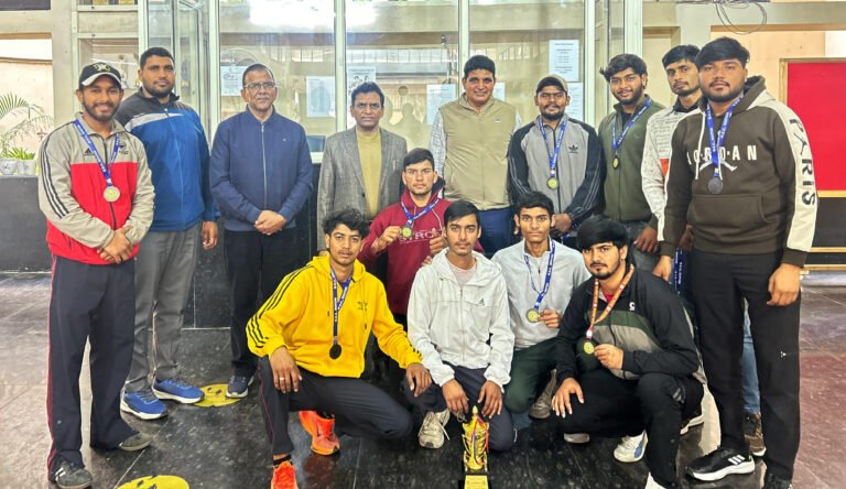 अग्रवाल कॉलेज बना इंटरकालेज बेसबॉल चैंपियनशिप मे तृतीय पदक विजेता