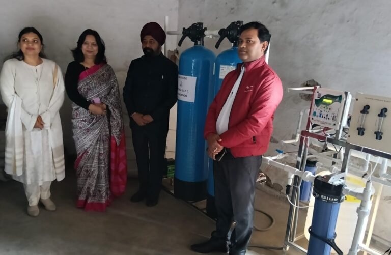 महिला महाविद्यालय में कमर्शियल आर.ओ का शुभारंभ, अब नहीं होगी पानी की किल्लत