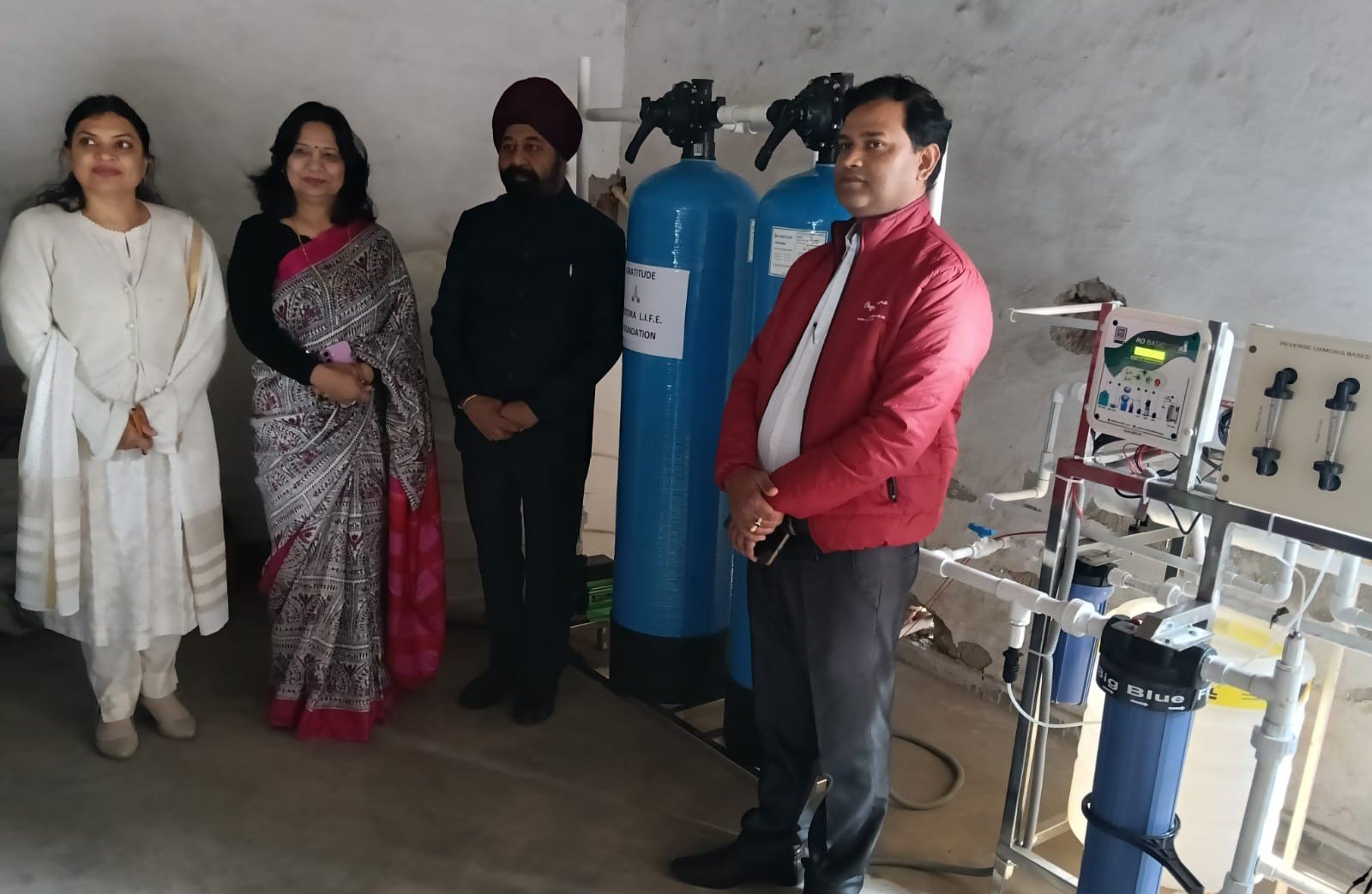 महिला महाविद्यालय में कमर्शियल आर.ओ का शुभारंभ, अब नहीं होगी पानी की किल्लत