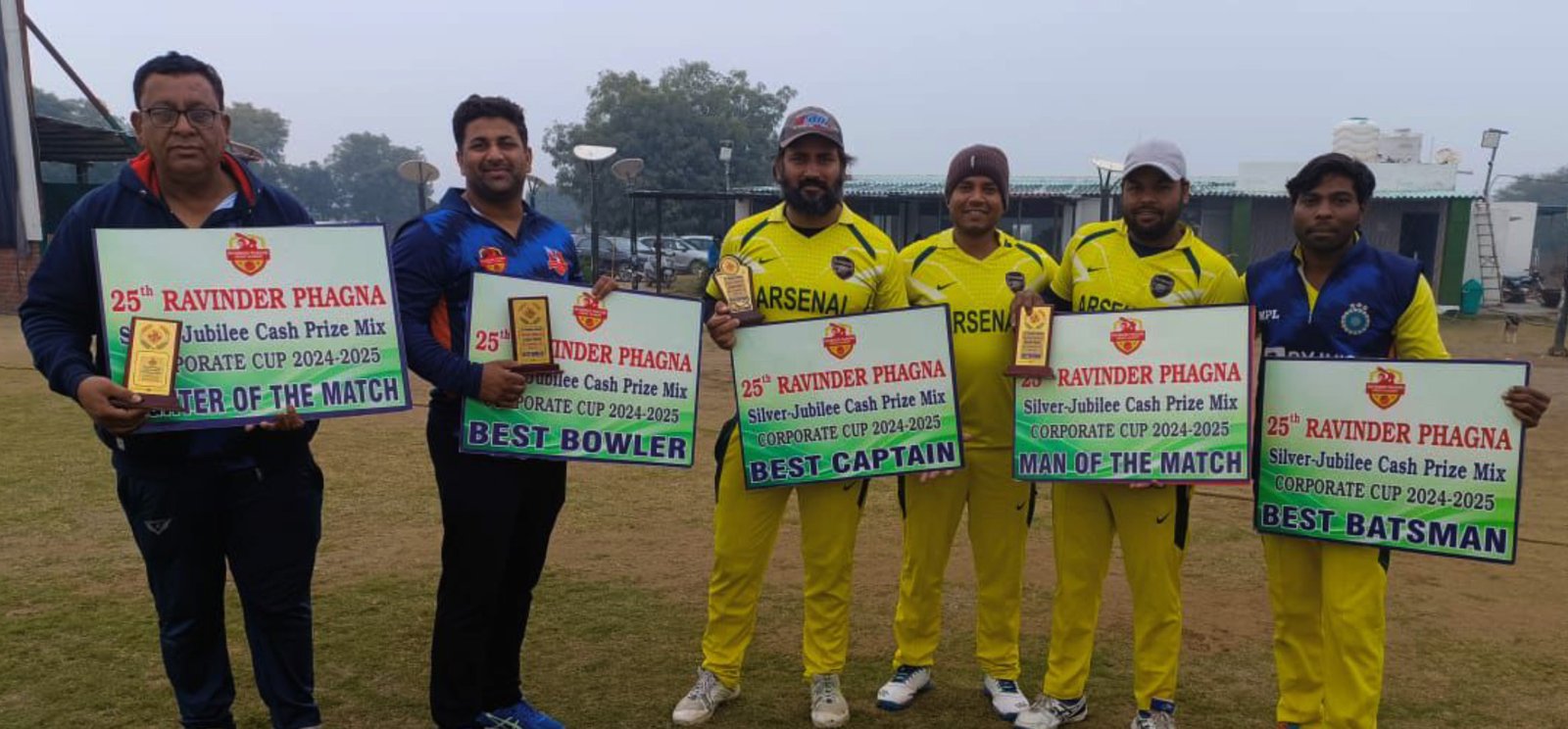 आर्सेनल क्रिकेट क्लब ने विक्ट्री क्रिकेट क्लब को 30 रन से हराया, मैन ऑफ द मैच निक्की को घोषित किया गया