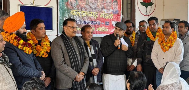 बल्लभगढ़ के पांच मंडल अध्यक्षों का चुनाव  सर्वसम्मति से संपन्न