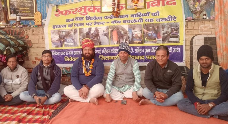 भारतीय हिन्दू महासभा के जिला प्रभारी एक दिवसीय भूख हड़ताल पर बैठे, 43वें दिन धरना जारी