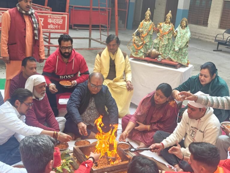 सिद्धपीठ श्री हनुमान मंदिर में धूमधाम से मनाई भगवान श्री रामलला की प्रथम वर्षगांठ-डॉ राजेश भाटिया