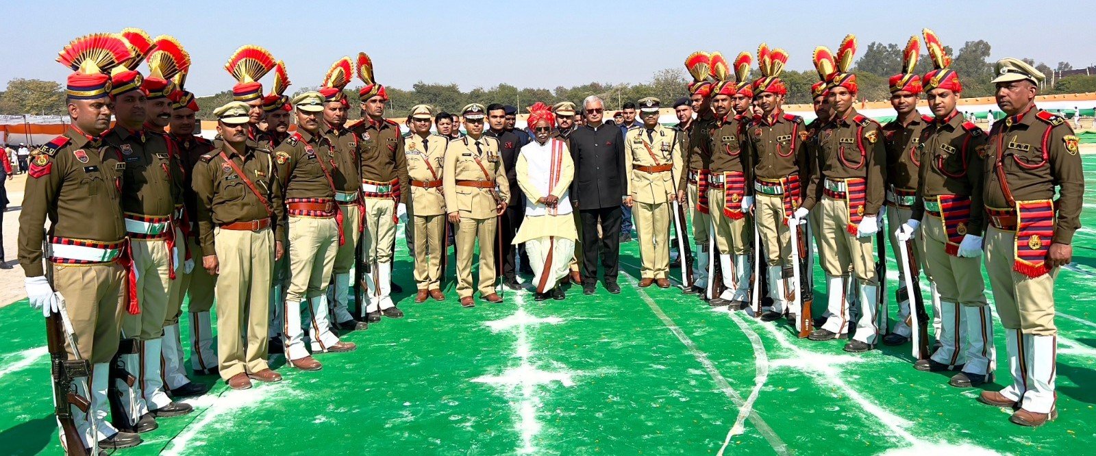 हरियाणा पुलिस की दुर्गा शक्ति की टुकड़ी परेड में रही प्रथम, झांकियों के कार्यक्रम में भी हरियाणा पुलिस की टीम ने प्राप्त किया प्रथम स्थान