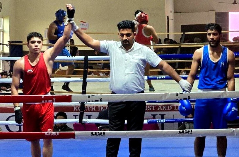 Yashwardhan Singh Won Bronze Medal in All India Inter University Boxing Championship,2024-25