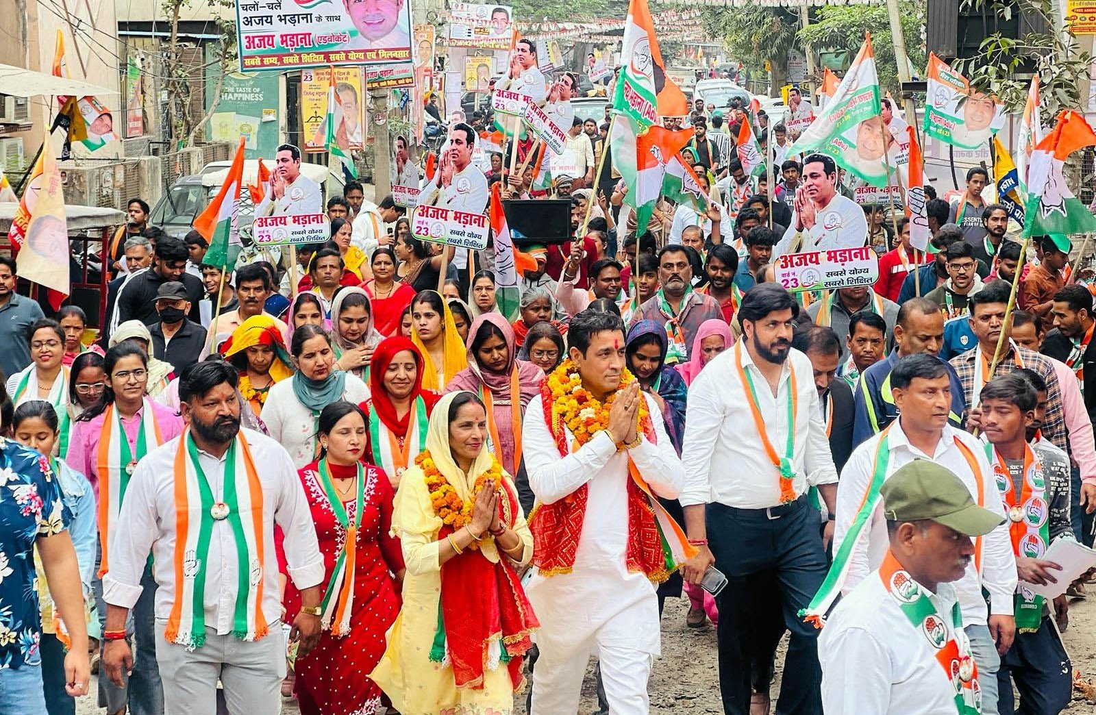 वार्ड-23 की जनता ने दिया आर्शीवाद तो समस्याओं का होगा जड़मूल से समाधान : अजय भड़ाना