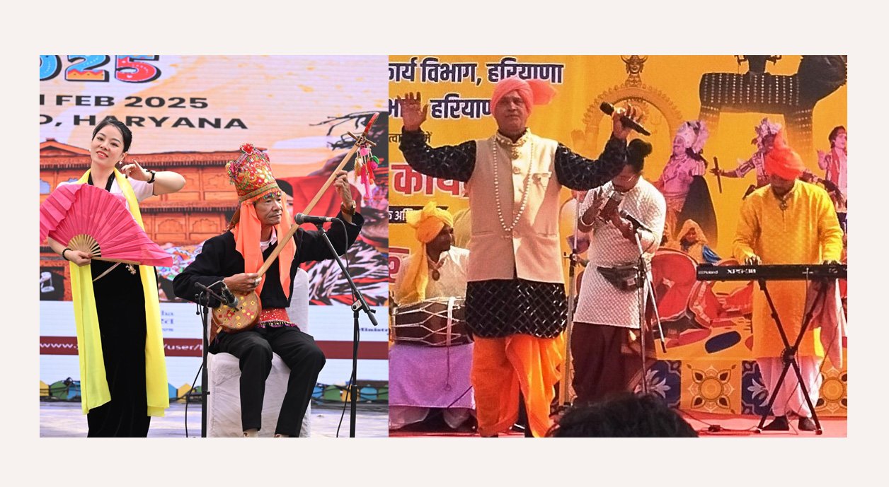 कला एवं संस्कृति का भव्य संगम नजर आ रहा है शिल्प मेले में,देश दुनिया के कलाकार दे रहे हैं बेहतरीन सांस्कृतिक प्रस्तुति