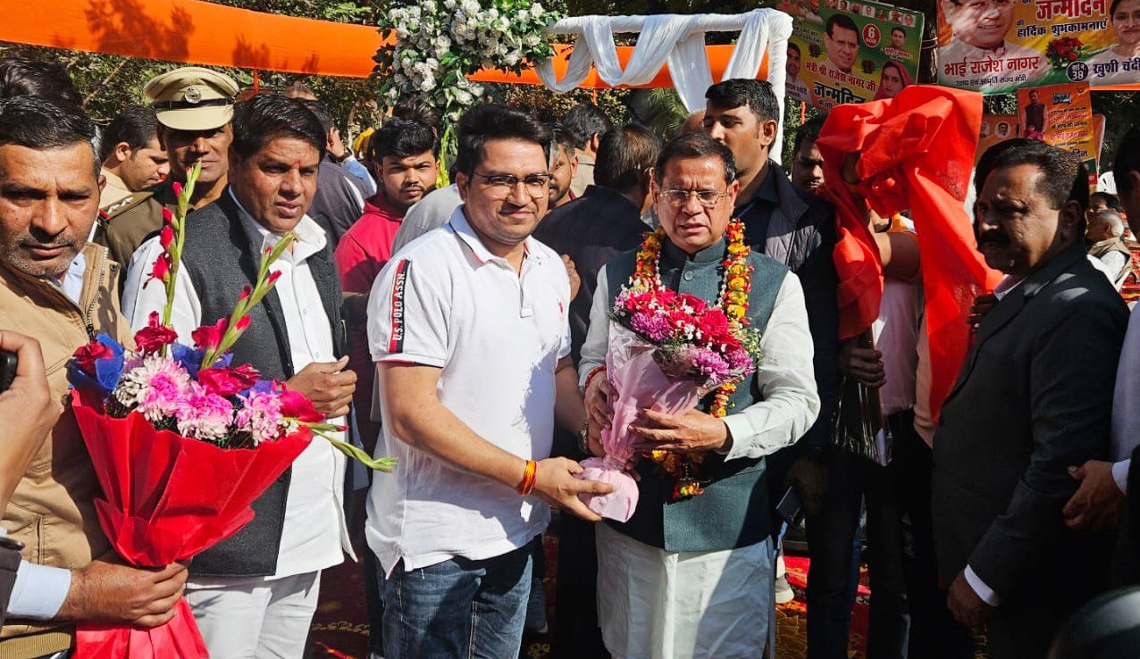 युवा भाजपा नेता विक्रांत चौधरी ने दी मंत्री राजेश नागर को जन्मदिन की शुभकामनाएं