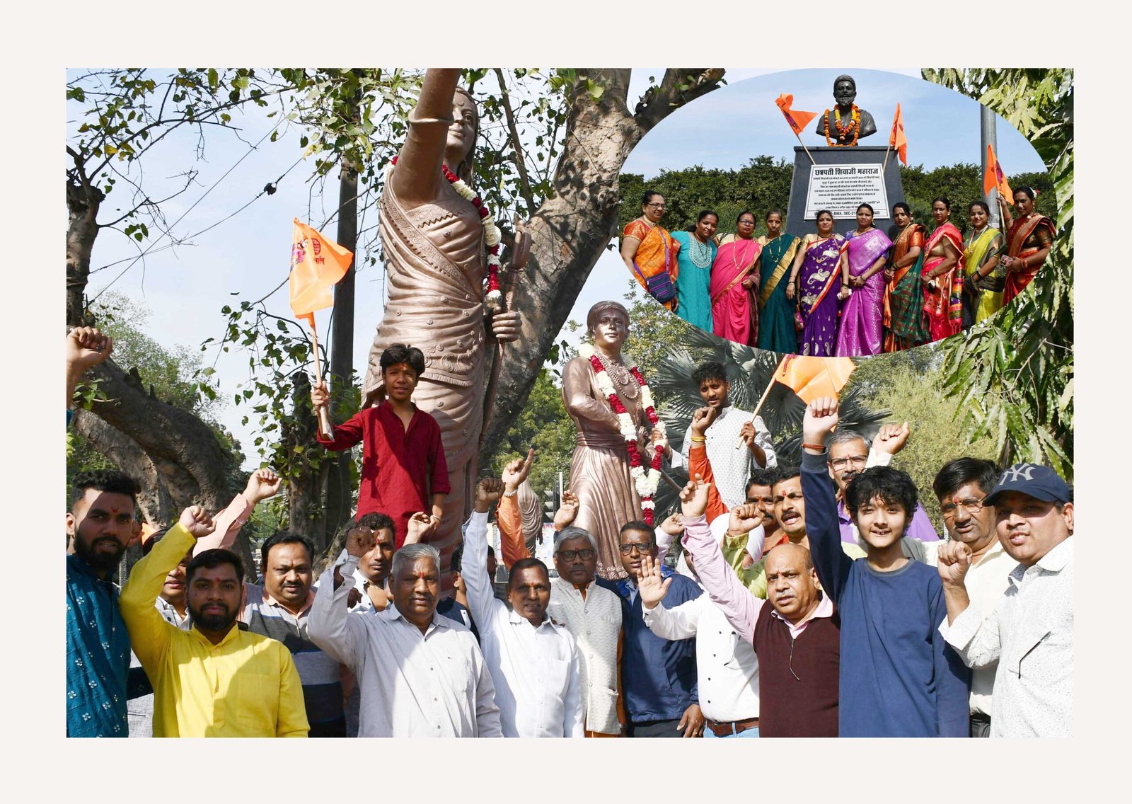 महाराष्ट्र मित्र मंडल ने धूमधाम से मनाई छत्रपति शिवाजी जयंती