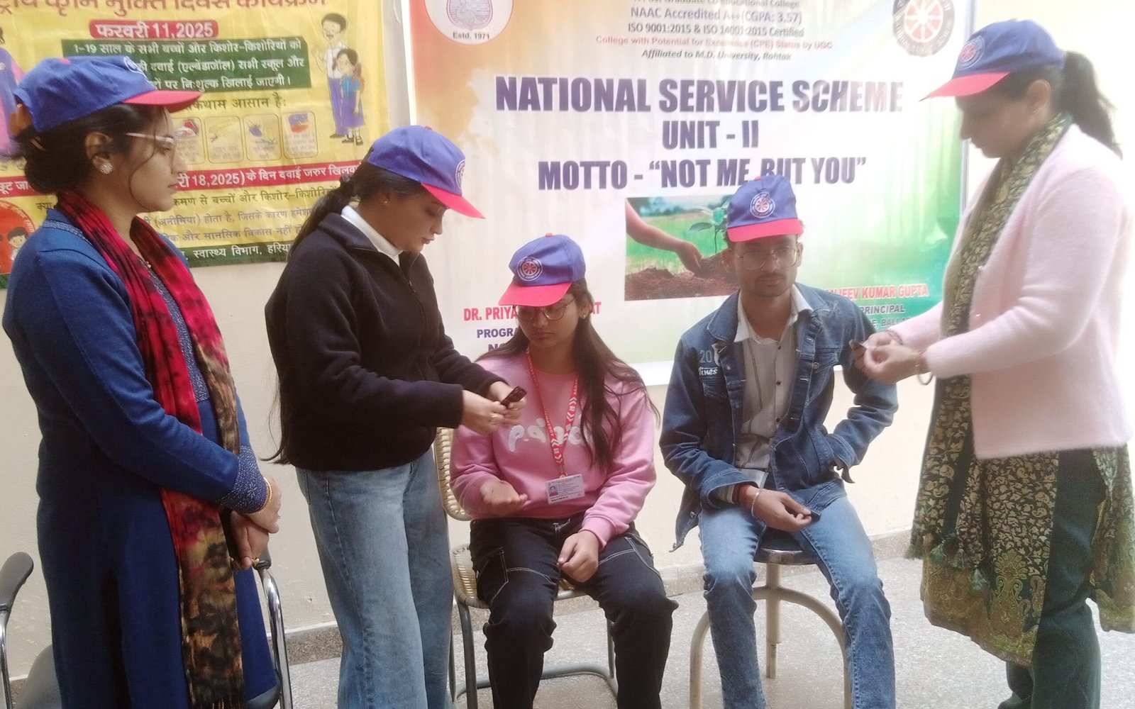 National Deworming Day was celebrated with great enthusiasm by the NSS UNIT-II