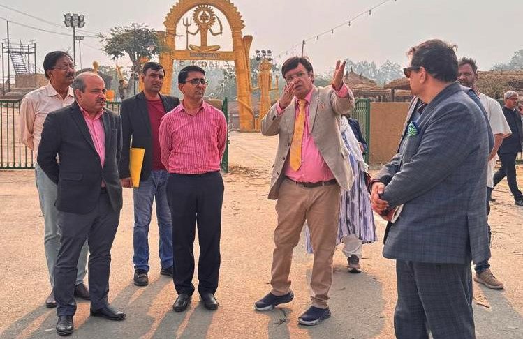 ओड़िसा के पर्यटन सचिव ने किया सूरजकुंड मेला परिसर का दौरा, अधिकारियों को दिए दिशा निर्देश,एमपी भी है थीम स्टेट