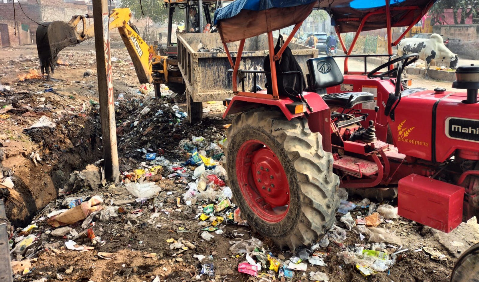 बल्लभगढ़ में सिही गेट रोड नाले की सफाई का कार्य शुरू, सेक्टर तीन में सीवर सफाई का कार्य जल्द होगा पूरा 