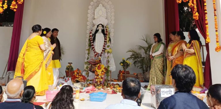 फरीदाबाद कालीबाड़ी में बसंत पंचमी उत्सव हुआ सम्पन्न