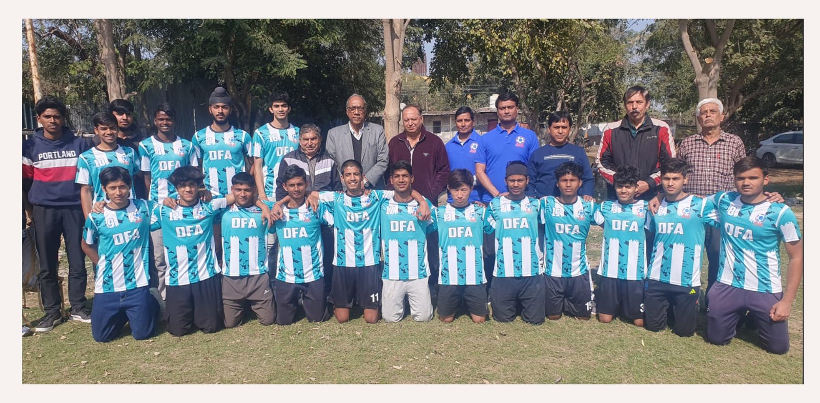 नाहरसिंह फुटबॉल ग्राउंड पर U-20 फुटबॉल कैम्प का समापन