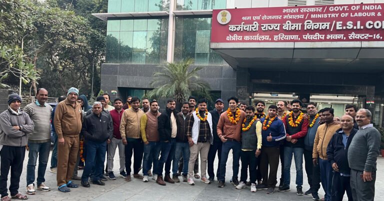 कर्मचारी राज्य बीमा निगम, 28वीं कार्यकारिणी के चुनाव में   प्रवीन कुमार सिंह, प्रधान एवं गौरव नेहरा,सचिव निर्वाचित