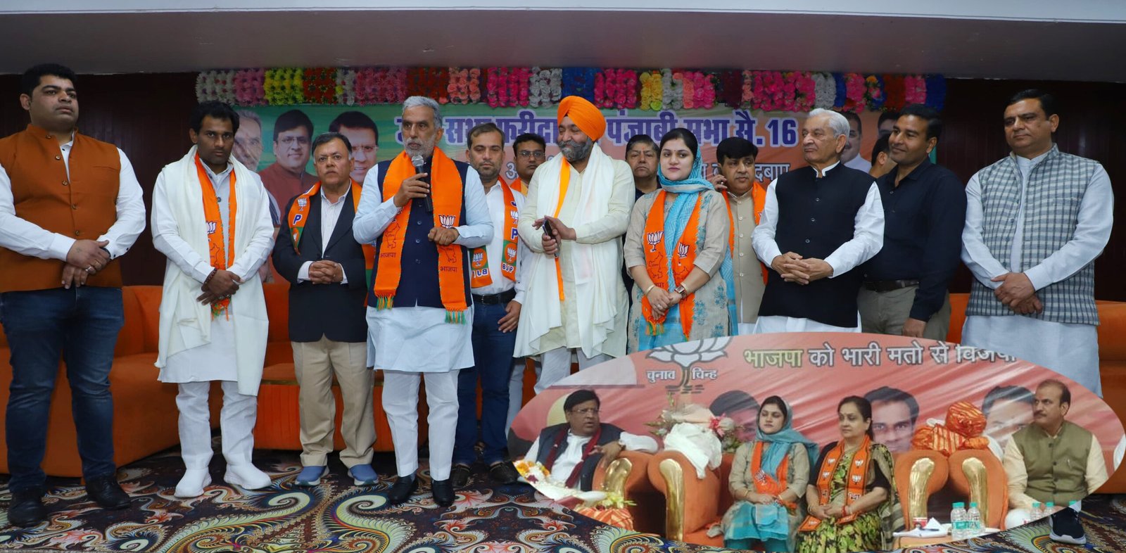 फरीदाबाद से भाजपा की मेयर प्रत्याशी प्रवीण बत्रा जोशी को पंजाबियों का खुला समर्थन