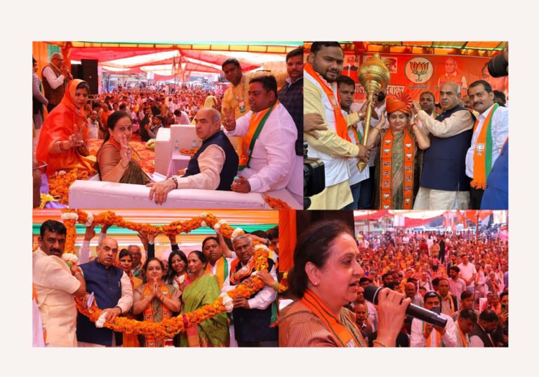 भाजपा मेयर प्रत्याशी प्रवीण बत्रा जोशी को बल्लभगढ़ विधानसभा क्षेत्र की जनता ने दिया समर्थन