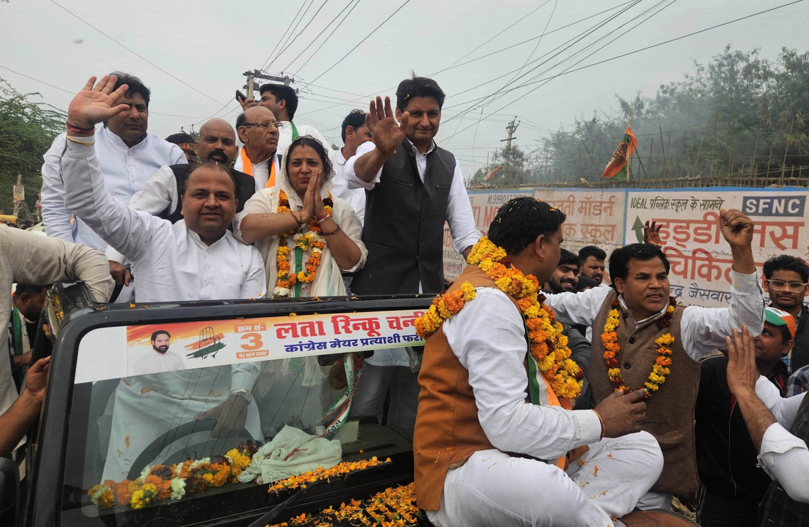 कांग्रेस सांसद दीपेन्द्र हुड्डा ने फरीदाबाद नगर निगम चुनावो में भरी सत्ता परिवर्तन की हुंकार