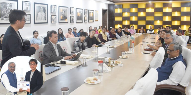 शैक्षणिक सहयोग बढ़ाने को लेकर जेसी बोस विश्वविद्यालय और जापान के एहिमे विश्वविद्यालय के बीच हुई चर्चा