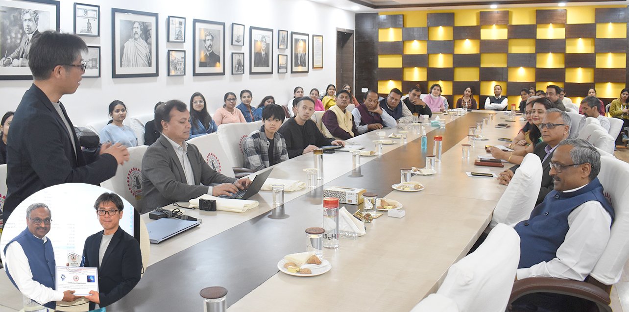 शैक्षणिक सहयोग बढ़ाने को लेकर जेसी बोस विश्वविद्यालय और जापान के एहिमे विश्वविद्यालय के बीच हुई चर्चा