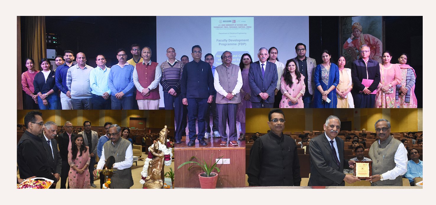 जेसी बोस विश्वविद्यालय द्वारा सतत विद्युत प्रणाली और स्मार्ट प्रौद्योगिकी पर ज्ञानवर्धन कार्यक्रम का आयोजन