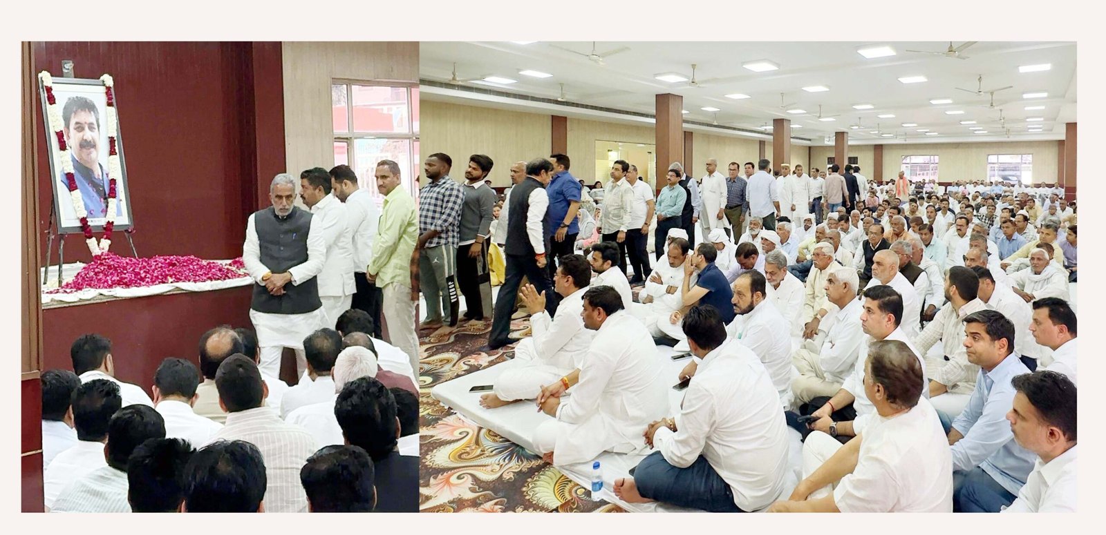 नेक कार्याे के चलते हमेशा दिलों में जिंदा रहती है पुण्य आत्माएं : कृष्णपाल गुर्जर