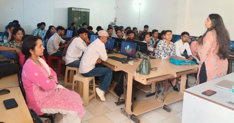 अग्रवाल कॉलेज बल्लभगढ़ में “फ्यूचर स्किल्स प्राइम” पर कार्यशाला का आयोजन