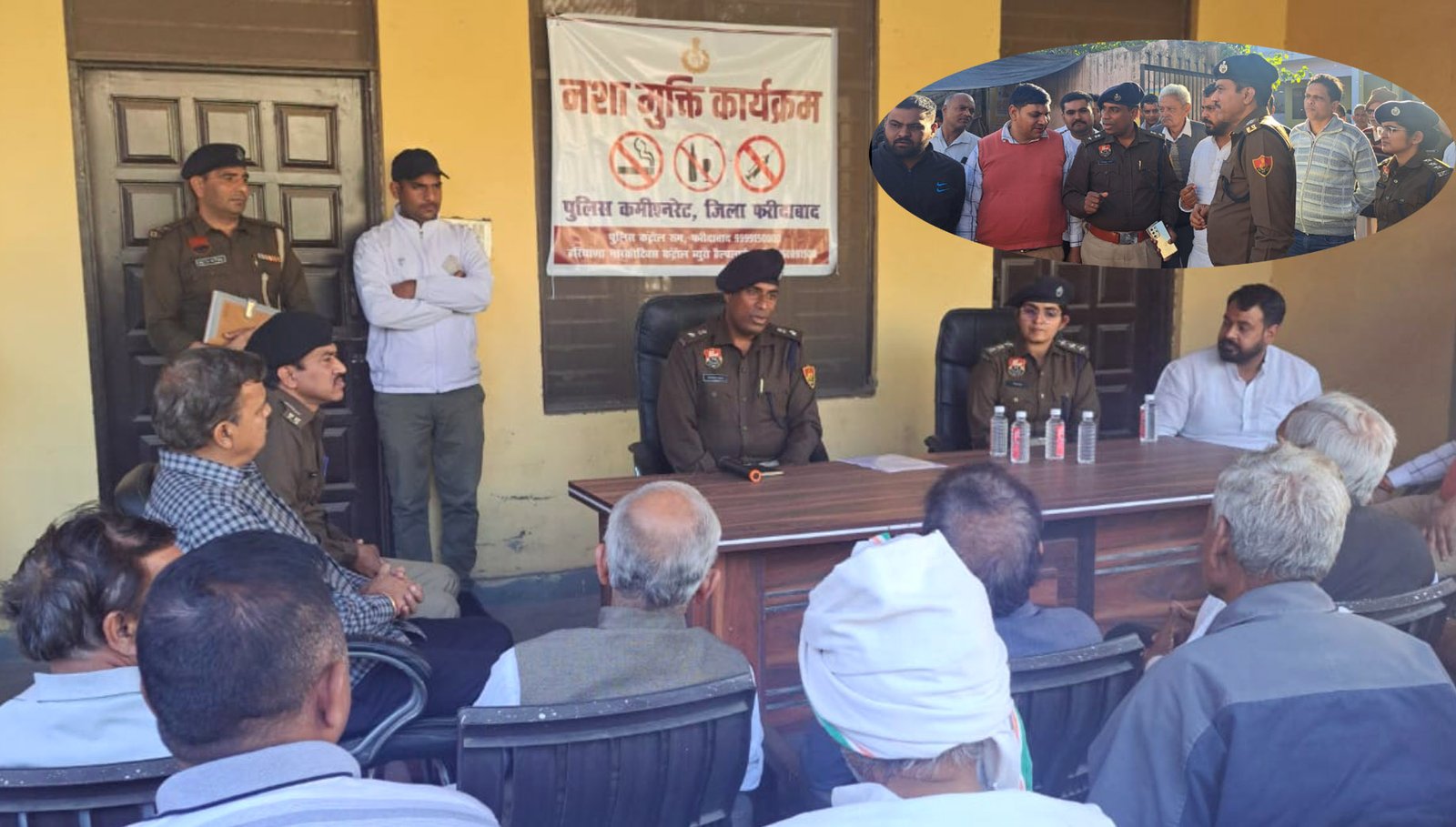 पुलिस उपायुक्त एनआईटी कुलदीप सिंह ने गांव सीकरी के लोगों की सुनी समस्या, दिया निपटारे का आश्वासन, फरीदाबाद को नशा मुक्त बनाने में सहयोग की अपील की