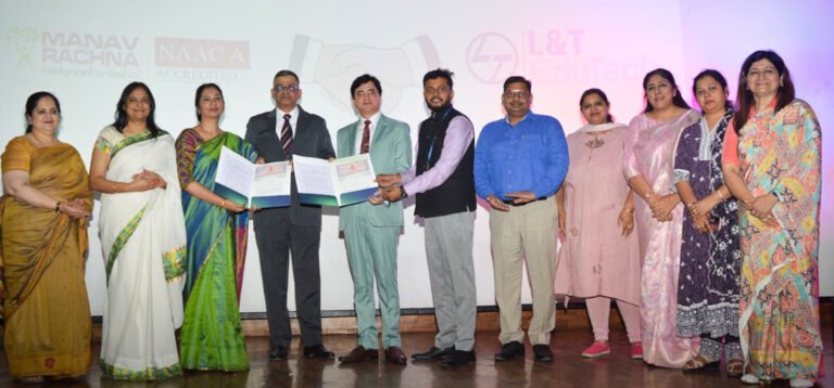 मानव रचना यूनिवर्सिटी ने गूगल क्लाउड और लार्सन एंड टुब्रो के साथ मिलकर डिजिटल शिक्षा और तकनीकी प्रशिक्षण को नया आयाम दिया