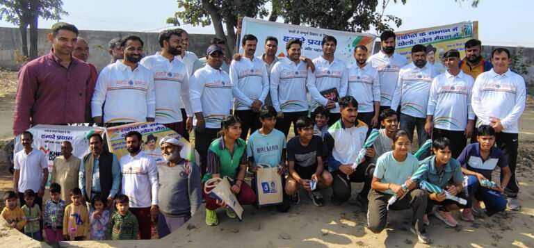 गांव दयालपुर में हमारे प्रयास संगठन द्वारा शहीदी दिवस के अवसर पर”खेलो दयालपुर” का आयोजन किया गया