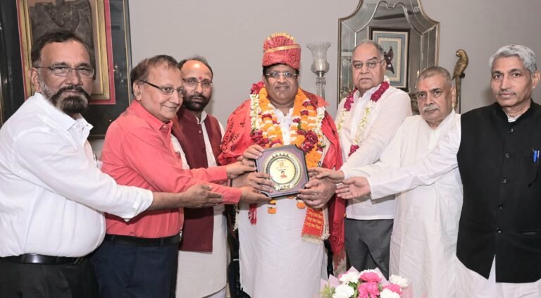 यमुना रक्षक दल ने किया हरियाणा सरकार के कैबिनेट मंत्री विपुल गोयल का अभिनन्दन एवं सम्मान