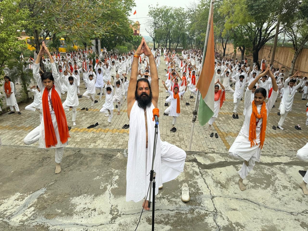 ओ३म योग संस्थान ट्रस्ट, पाली फरीदाबाद में अंतर्राष्ट्रीय योग दिवस का सफल आयोजन