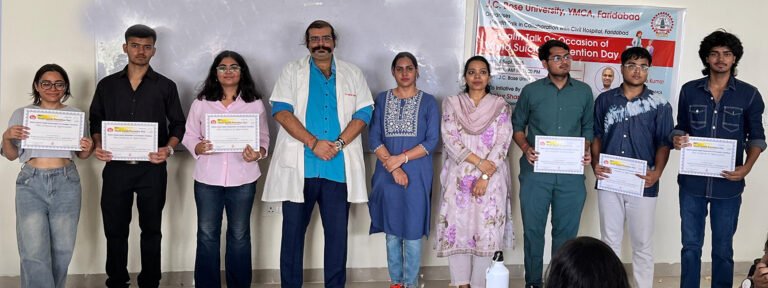 जेसी बोस विश्वविद्यालय में ‘विश्व आत्महत्या रोकथाम सप्ताह’ के अवसर पर जागरूकता कार्यक्रम आयोजित