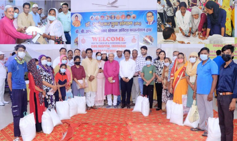 सेवा पखवाड़ा के दौरान एक दिवसीय टीबी स्क्रीनिंग एवं स्वास्थ्य जांच शिविर का आयोजन