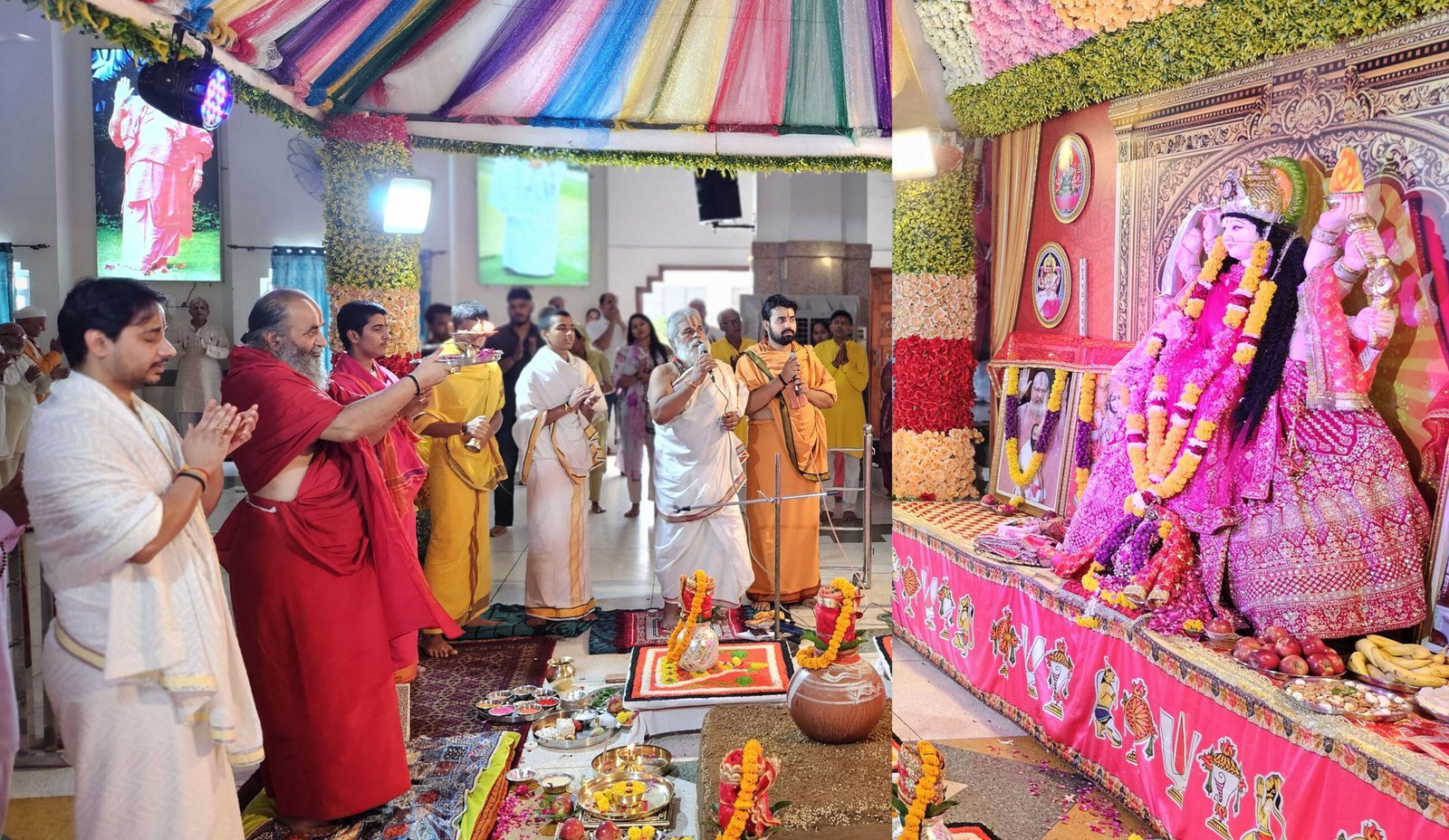 शारदीय नवरात्र में श्री लक्ष्मीनारायण दिव्यधाम में नौ दिन अनुष्ठान करेंगे भक्तजन