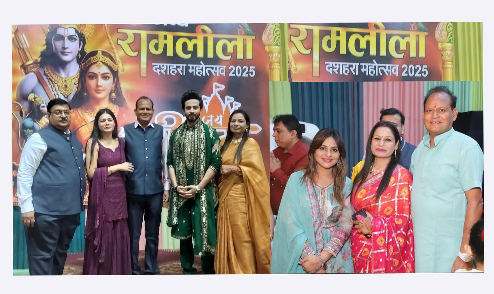 रामलीला के छठे दिन ‘‘केवट संवाद, दशरथ मरण व चित्रकूट मिलाप के मंचन का लोगों ने जमकर उठाया आनंद