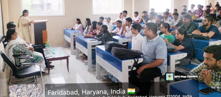 “मेरी यात्रा: साधारण से असाधारण तक” विषय पर आयोजित टॉक शो ने BBA/MBA छात्रों को किया प्रेरित