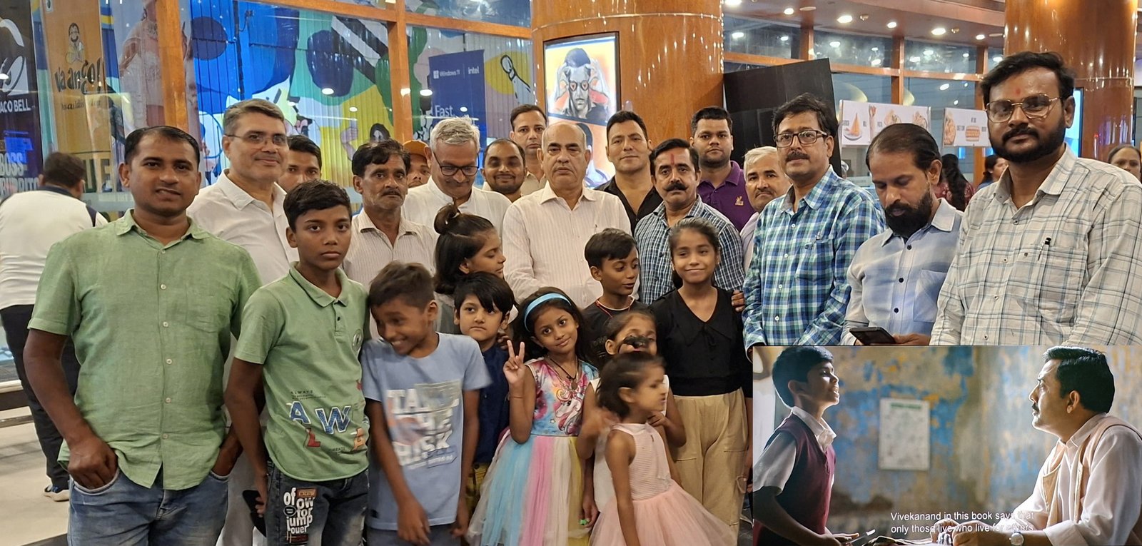 विधायक मूलचंद शर्मा ने पीएम मोदी के जीवन व उनके  उच्च आदर्शों को उजागर करती चलचित्र “चलो जीते हैं ” देखी