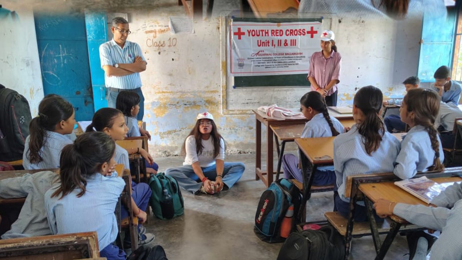 उन्नत भारत अभियान एवं युवा रेडक्रॉस द्वारा अंतर्राष्ट्रीय शांति दिवस का आयोजन