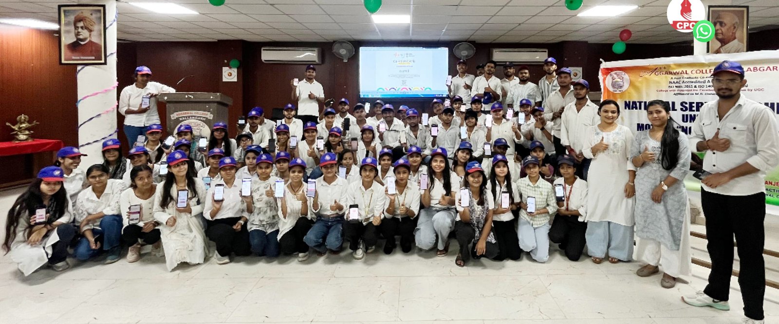 एनएसएस इकाई-II, अग्रवाल कॉलेज बल्लभगढ़ में एनएसएस दिवस और सेवा पखवाडा के उपलक्ष्य में एक दिवसीय शिविर का आयोजन