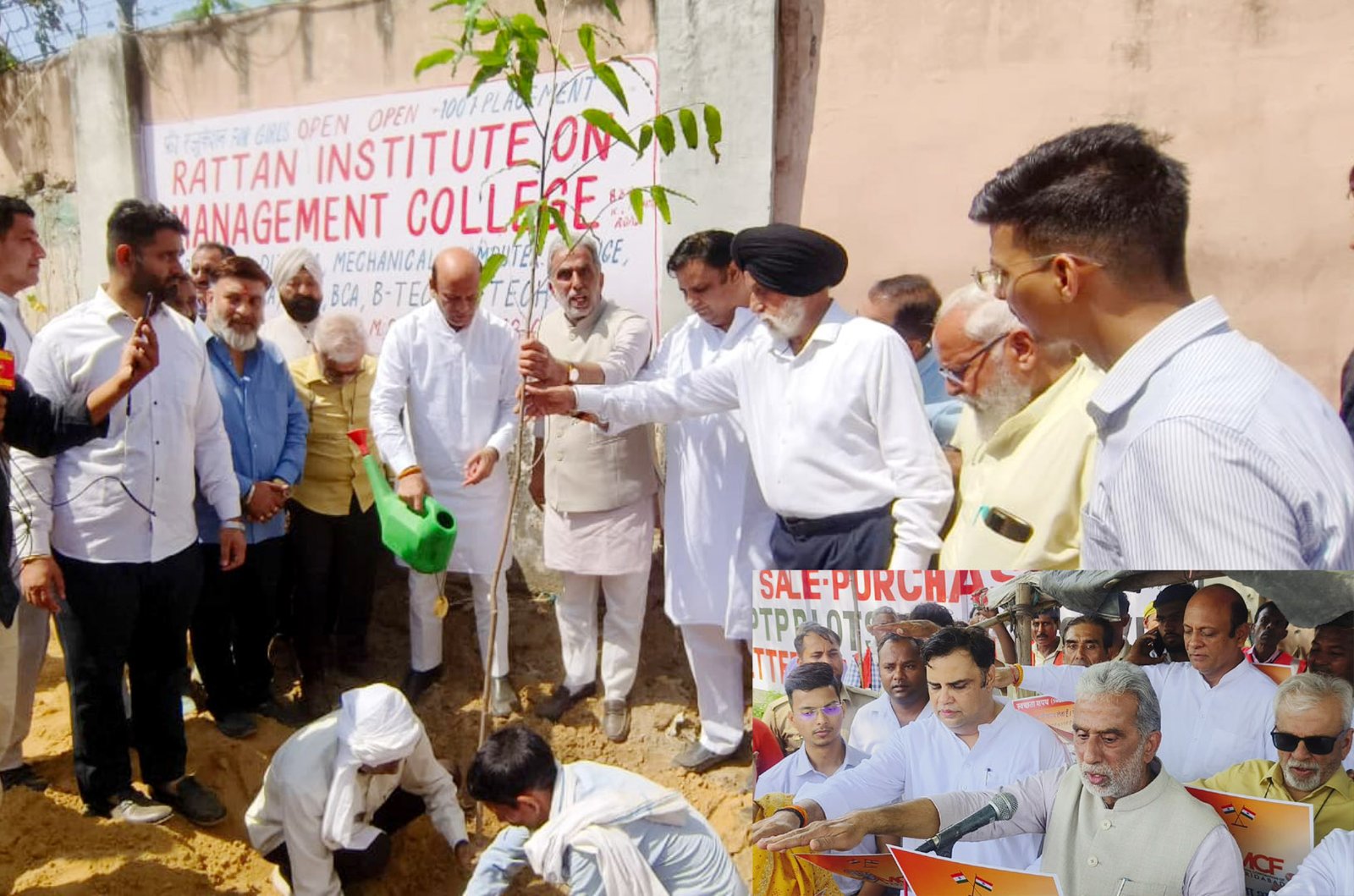 ‘सेवा पखवाड़ा’ के तहत डीसीपी एनआईटी ऑफिस के सामने आयोजित श्रमदान कार्यक्रम में केंद्रीय मंत्री कृष्ण पाल गुर्जर और विधायक धनेश अदलखा ने शिरकत की