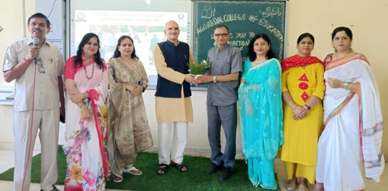 अग्रवाल कॉलेज ऑफ एजुकेशन बल्लभगढ़ में बी.एड के नए सत्र 2025-27 का आगाज़ किया गया