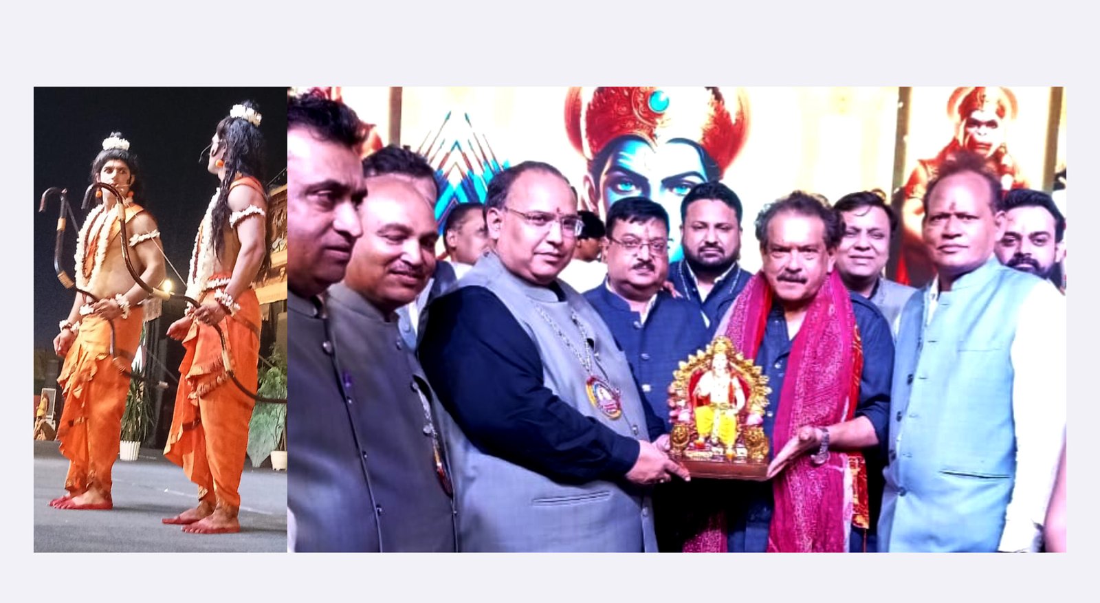 नव श्री केशव रामलीला कमेटी रोहिणी में 9वें दिन राम सेतु निर्माण, अंगद -रावण संवाद व लक्ष्मण मूर्छा मंचन ने लोगों का मन मोहा