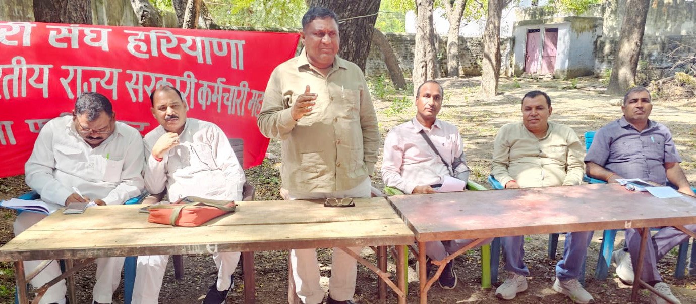 सर्व कर्मचारी संघ हरियाणा के तिगांव ब्लॉक के चुनाव में  सर्वसम्मति से  देवी सिंह दूसरी बार बने प्रधान,