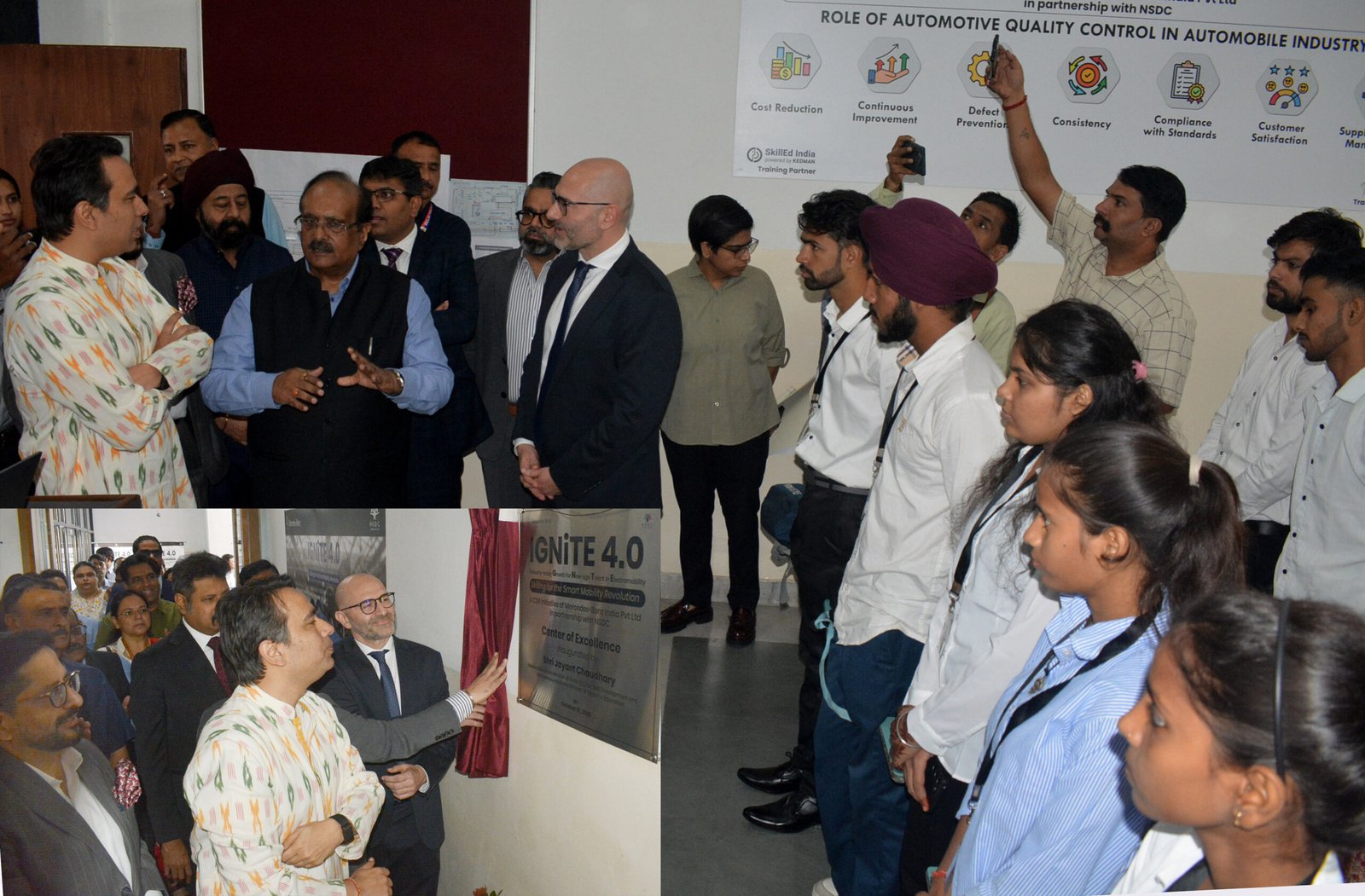 एनएसडीसी और मर्सिडीज़-बेंज इंडिया मिलकर 1,000 वंचित युवाओं को देंगे कौशल प्रशिक्षण, जयन्त चौधरी ने किया सेंटर का शुभारंभ